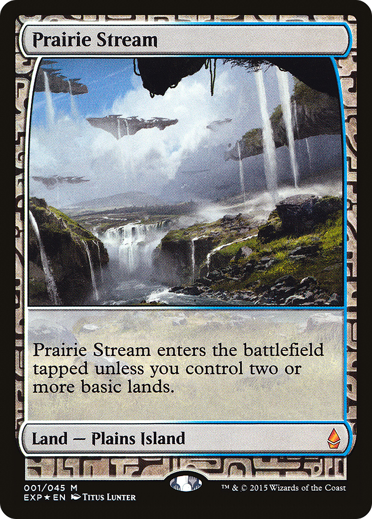 Prairie Stream (EXP-001)  Foil - Zendikar Expeditions