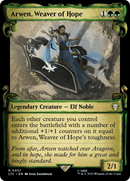 Arwen, Weaver of Hope (Showcase Scrolls) (LTC-437) - Tales of Middle-earth Commander: (Showcase) Foil