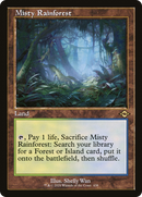 Misty Rainforest (Retro Frame) (MH2-438)  - Modern Horizons 2