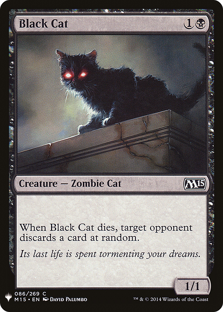 Black Cat (LIST-M15-86)  - The List