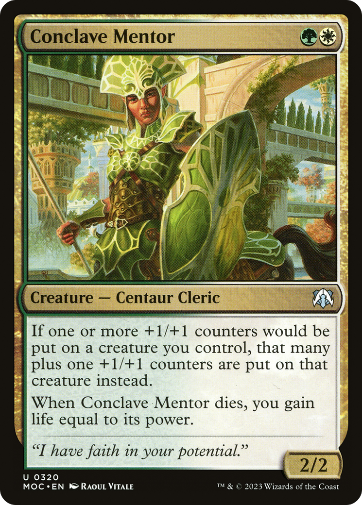 Conclave Mentor (MOC-320)  - March of the Machine Commander