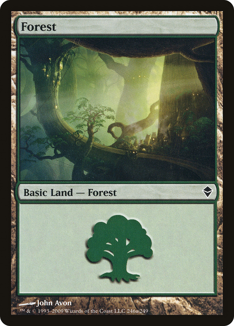 Forest (246a) (ZEN-246A) - Zendikar