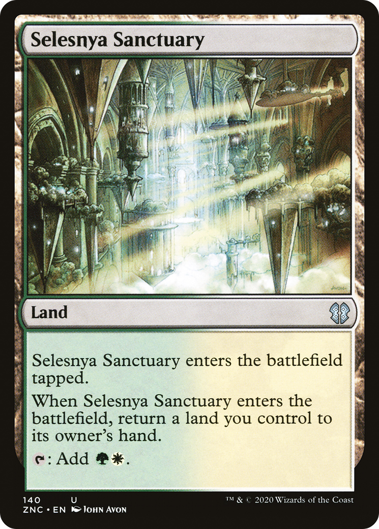 Selesnya Sanctuary (ZNC-140)  - Zendikar Rising Commander