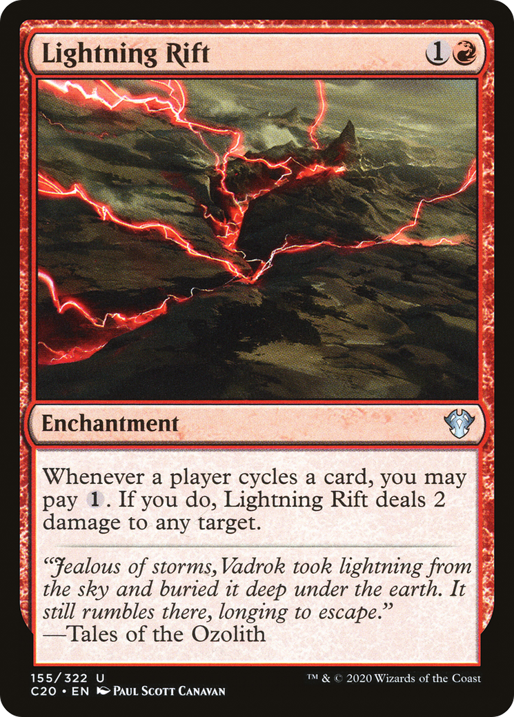 Lightning Rift (C20-155)  - Commander 2020
