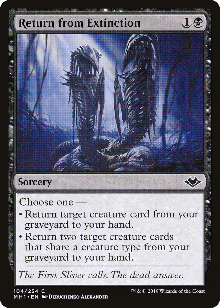 Return from Extinction (MH1-104)  Foil - Modern Horizons