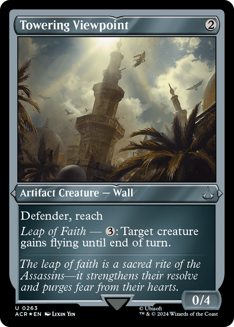 Towering Viewpoint (ACR-263)  Etched Foil - Assassin's Creed