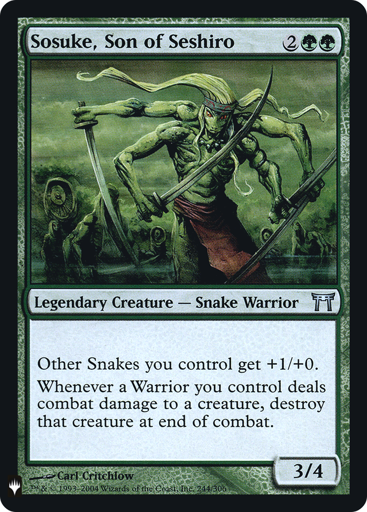 Sosuke, Son of Seshiro (LIST-CHK-244)  Foil - The List