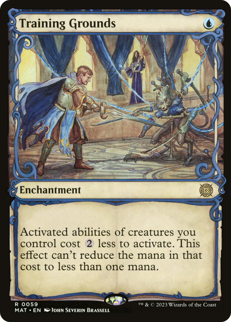 Training Grounds (Showcase) (MAT-059)  Foil - March of the Machine: The Aftermath: (Showcase)