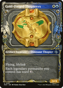 Gold-Forged Thopteryx (Showcase) (MAT-081)  Foil - March of the Machine: The Aftermath: (Showcase)