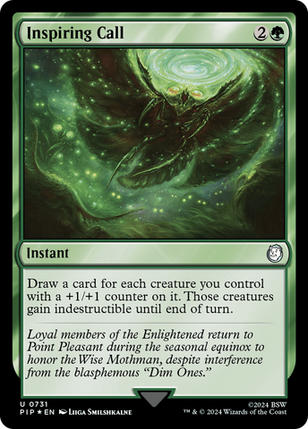 Inspiring Call (Surge Foil) (PIP-731)  Foil - Fallout