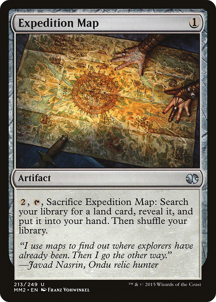 Expedition Map (MM2-213)  Foil - Modern Masters 2015