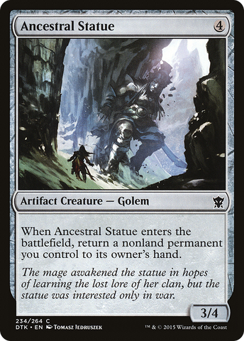 Ancestral Statue (DTK-234)  Foil - Dragons of Tarkir