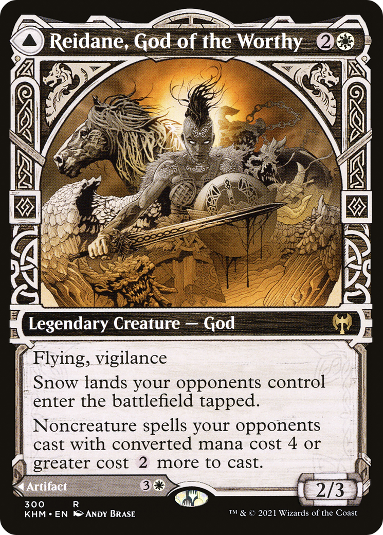 Reidane, God of the Worthy (Showcase) (KHM-300)  - Kaldheim
