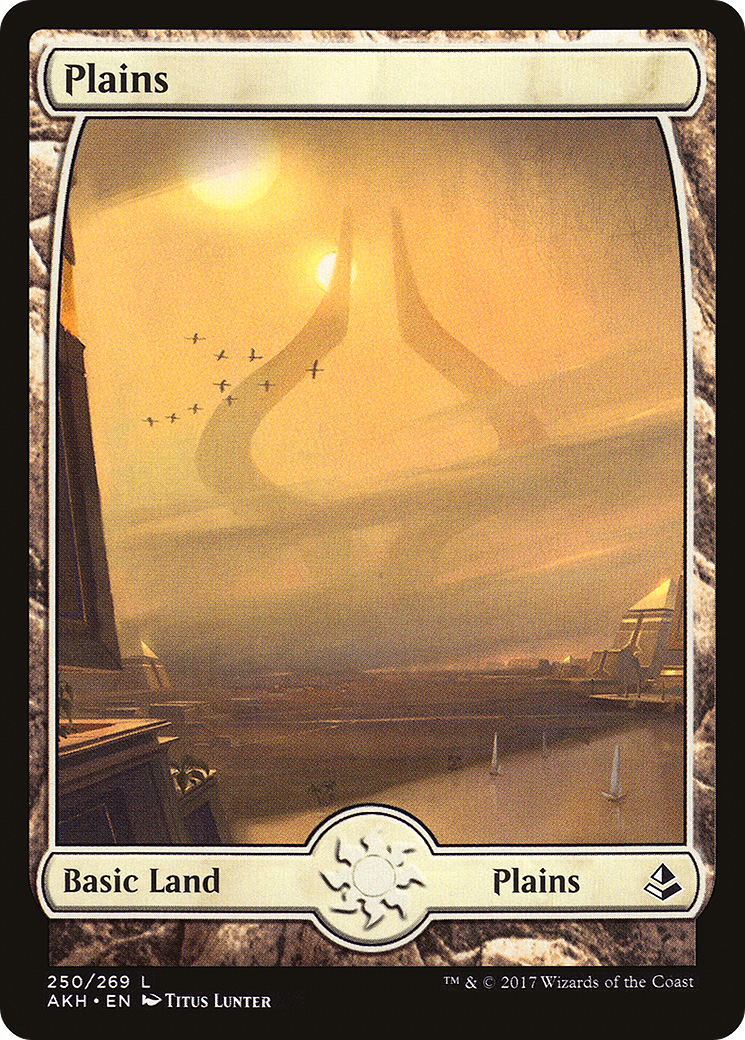 Plains (250) - Full Art (AKH-250) - Amonkhet Foil