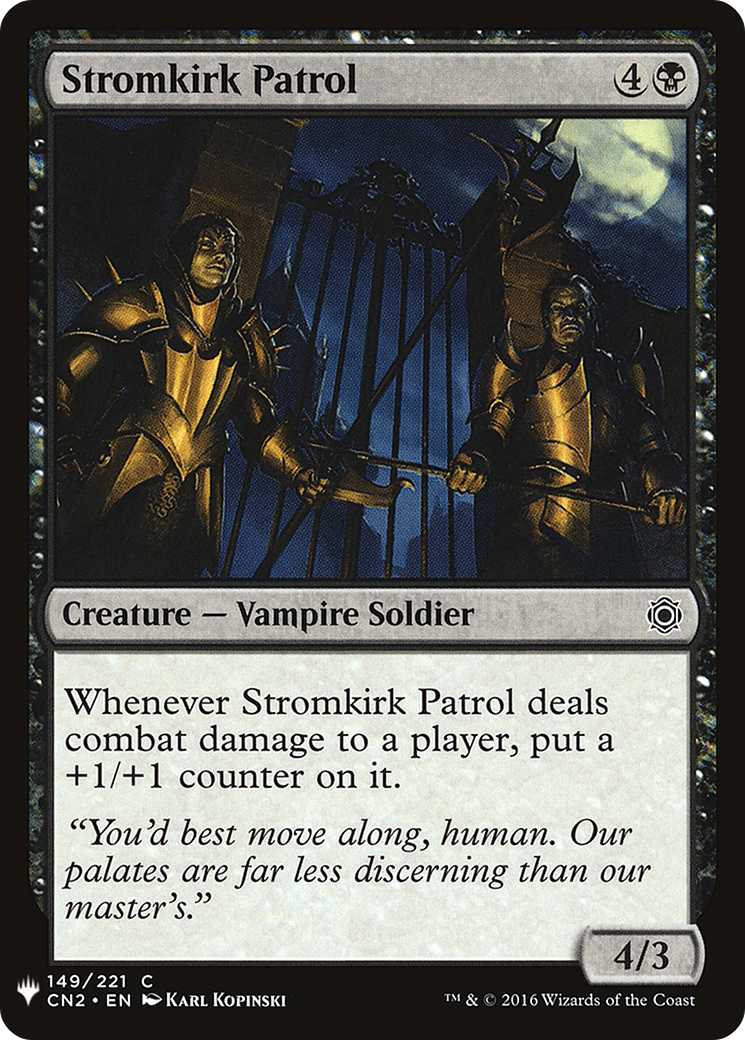 Stromkirk Patrol (LIST-149)  - The List