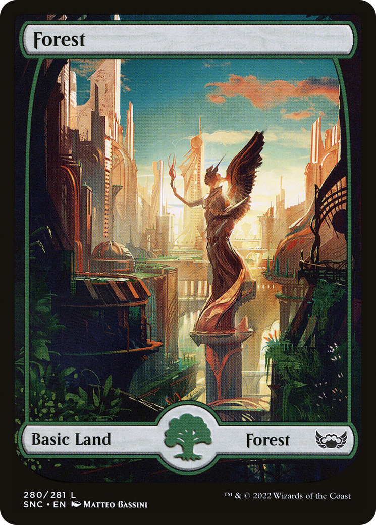 Forest (280) (SNC-280)  Foil - Streets of New Capenna: (Full Art)