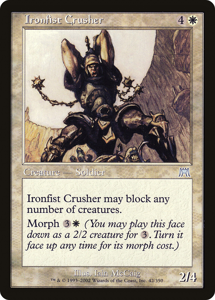 Ironfist Crusher (ONS-042)  Foil - Onslaught