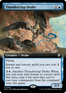 Thunderclap Drake (Extended Art) (OTC-053)  - Outlaws of Thunder Junction Commander: (Extended Art)