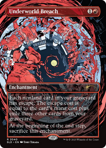 Underworld Breach (2040) (Rainbow Foil) (SLD-2040)  Foil - Secret Lair Drop (Borderless)
