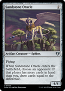 Sandstone Oracle (CMM-406)  Foil - Commander Masters