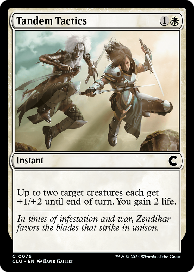 Tandem Tactics (CLU-076)  - Ravnica: Clue Edition