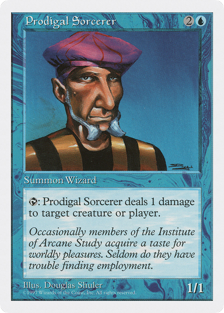 Prodigal Sorcerer (5ED-)  - Fifth Edition