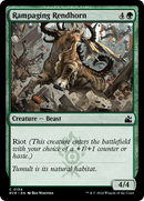 Rampaging Rendhorn (RVR-154)  - Ravnica Remastered