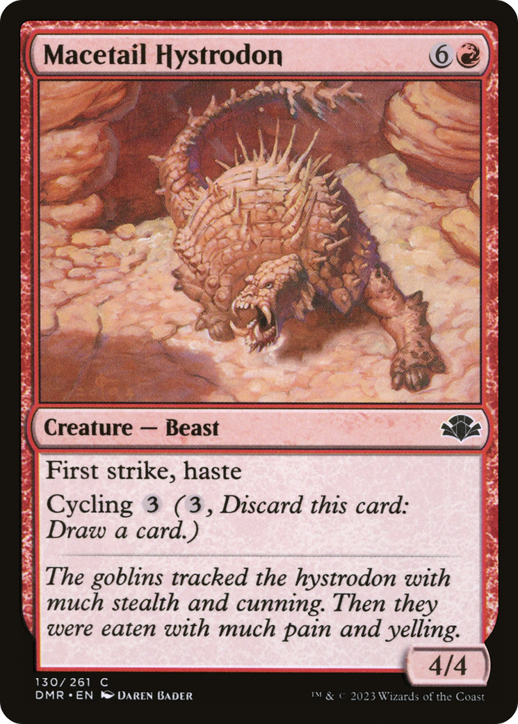 Macetail Hystrodon (DMR-130)  Foil - Dominaria Remastered