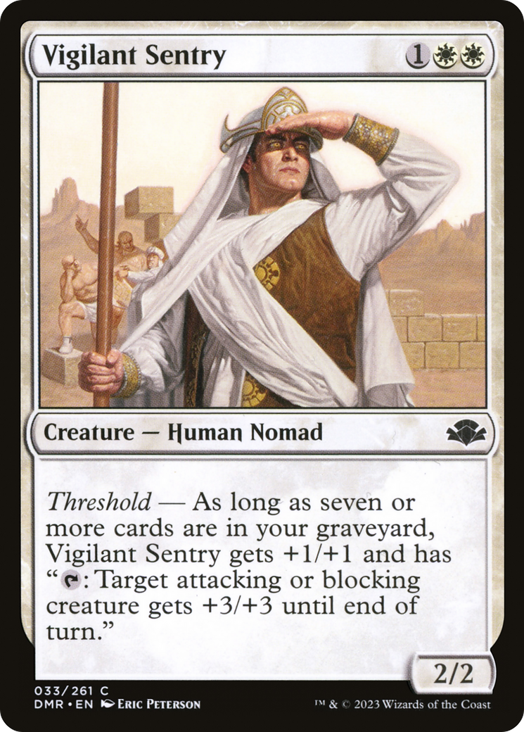 Vigilant Sentry (DMR-033)  Foil - Dominaria Remastered