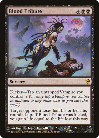 Blood Tribute (ZEN-081)  Foil - Zendikar
