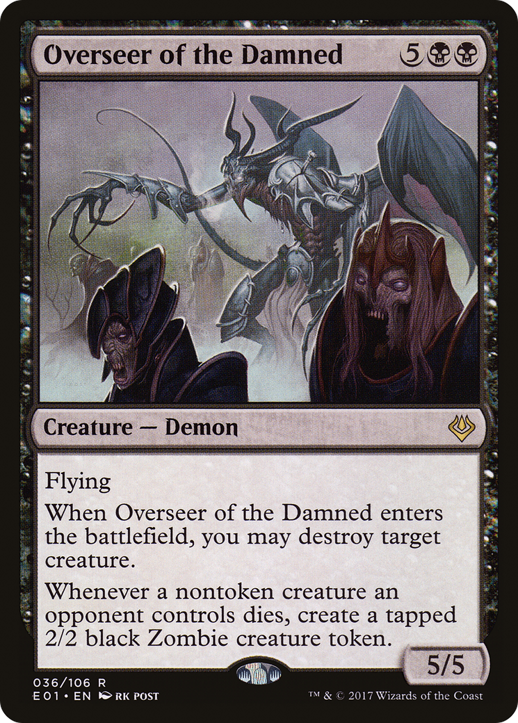 Overseer of the Damned (AC2-036)  - Archenemy: Nicol Bolas