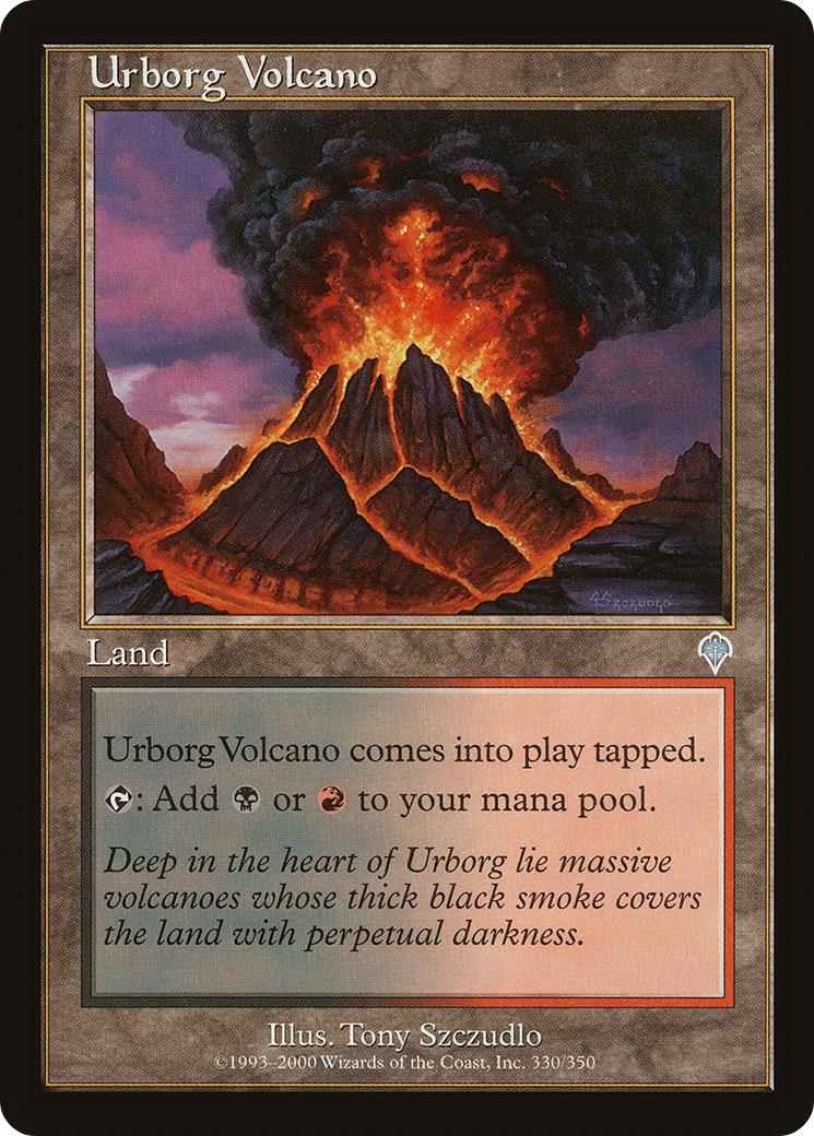 Urborg Volcano (INV-330)  Foil - Invasion
