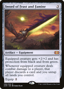 Sword of Feast and Famine (2XM-296)  Foil - Double Masters