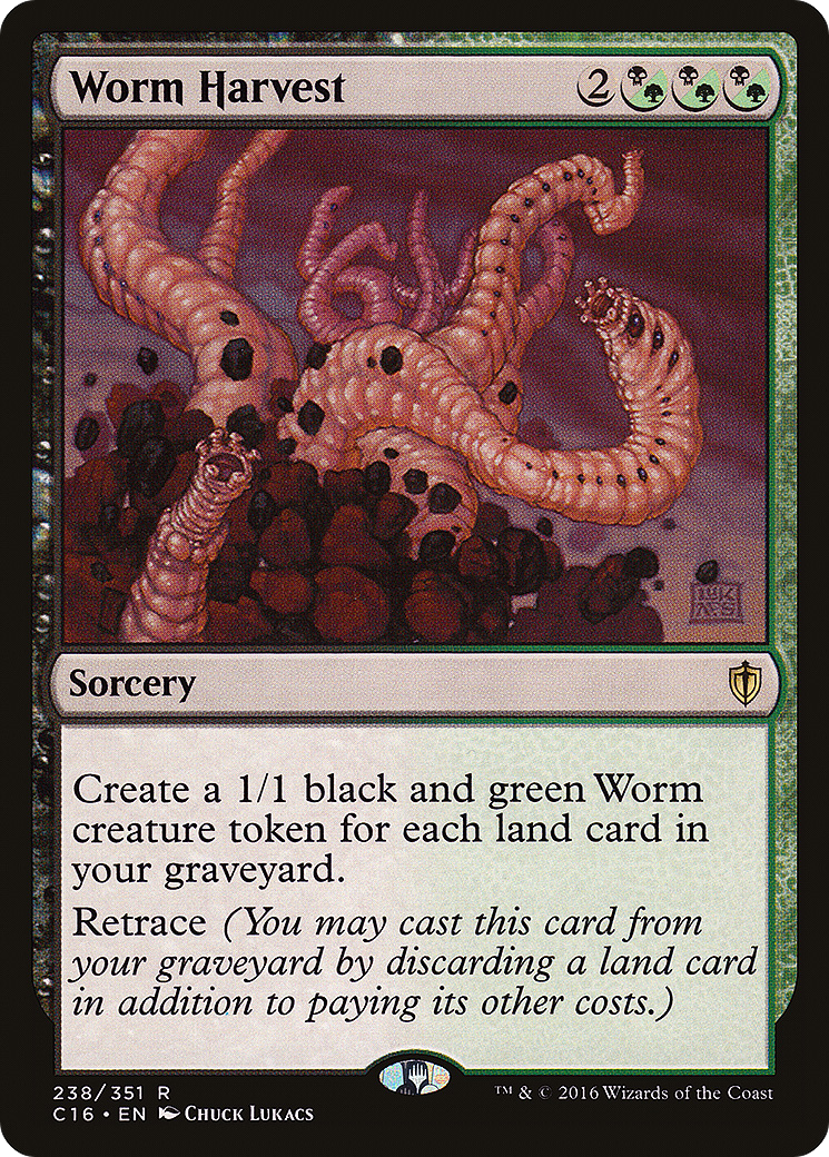 Worm Harvest (C16-238)  - Commander 2016