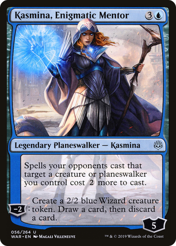 Kasmina, Enigmatic Mentor (WAR-056)  - War of the Spark