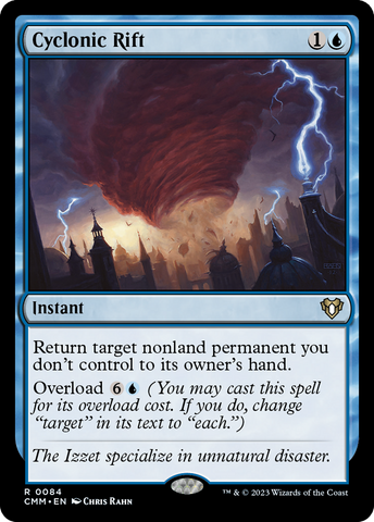 Cyclonic Rift (CMM-084)  Foil - Commander Masters