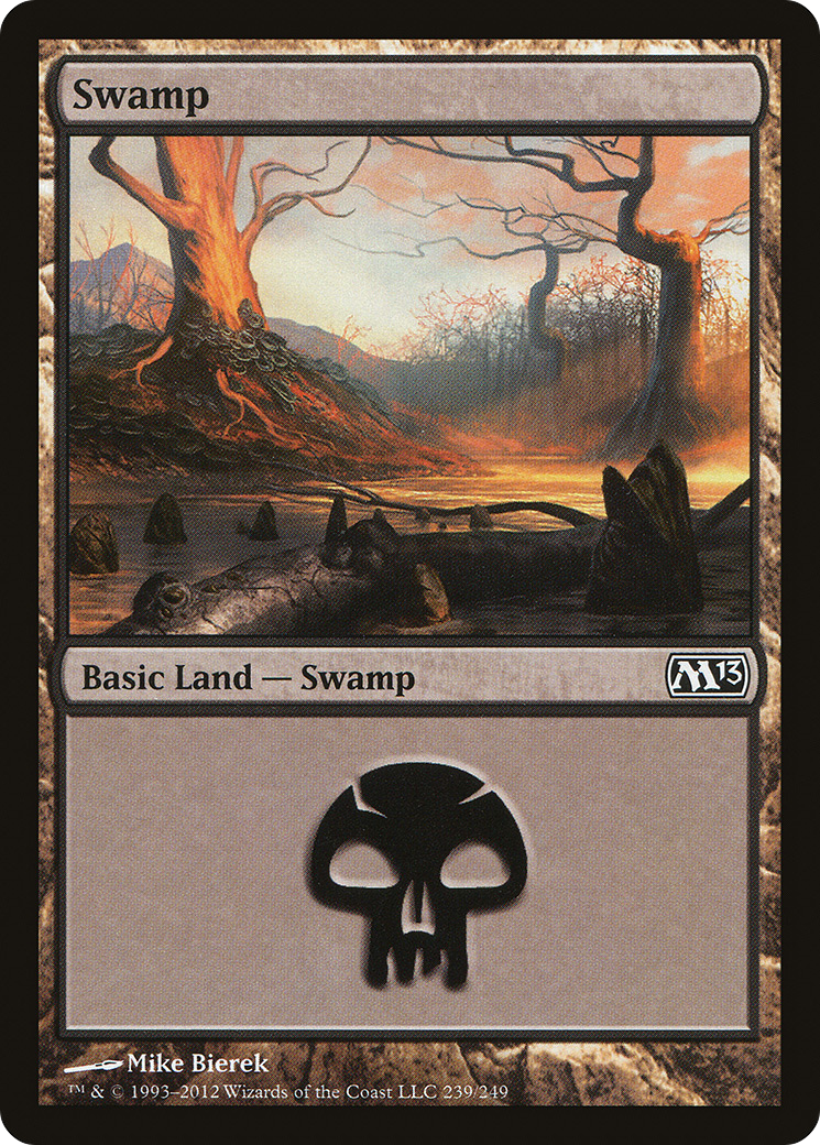 Swamp (239) (M13-239)  Foil - Magic 2013