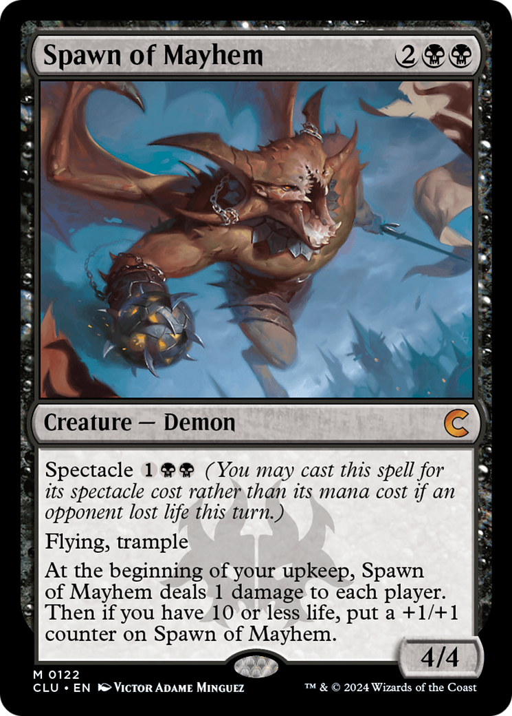 Spawn of Mayhem (CLU-122)  - Ravnica: Clue Edition