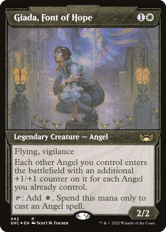 Giada, Font of Hope (Showcase) (Foil Etched) (SNC-442)  Foil - Streets of New Capenna: (Showcase)