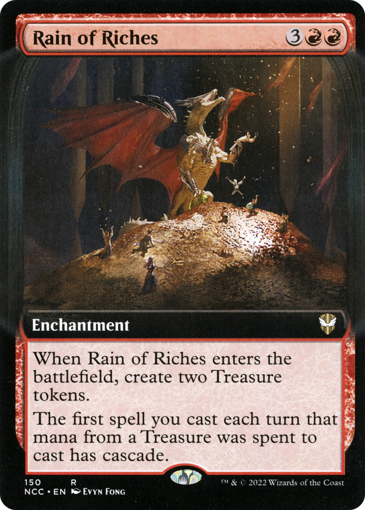 Rain of Riches (Extended Art) (NCC-150) - New Capenna Commander: (Extended Art)