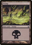 Swamp (151) (MBS-151)  Foil - Mirrodin Besieged