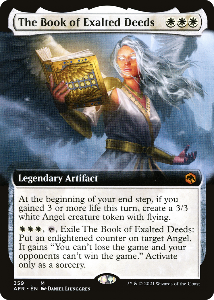 The Book of Exalted Deeds (Extended Art) (AFR-359)  - Adventures in the Forgotten Realms: (Extended Art)