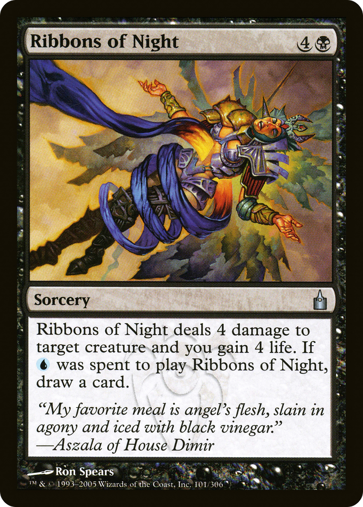 Ribbons of Night (RAV-101)  Foil - Ravnica: City of Guilds