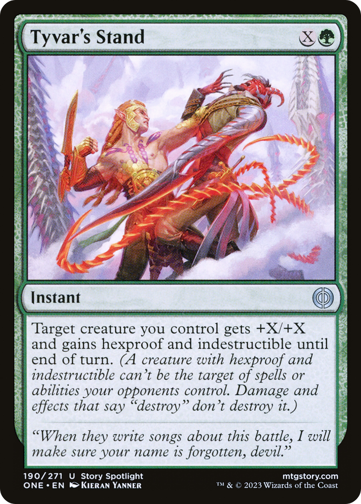 Tyvar's Stand (ONE-190)  - Phyrexia: All Will Be One