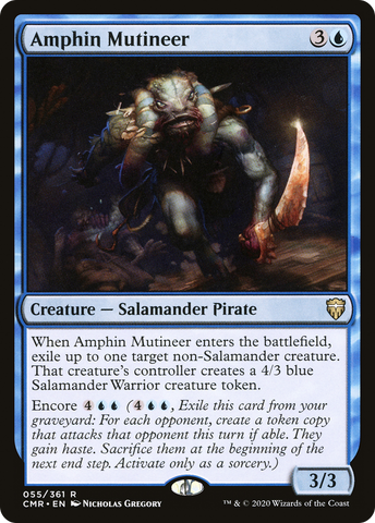 Amphin Mutineer (CMR-055)  - Commander Legends