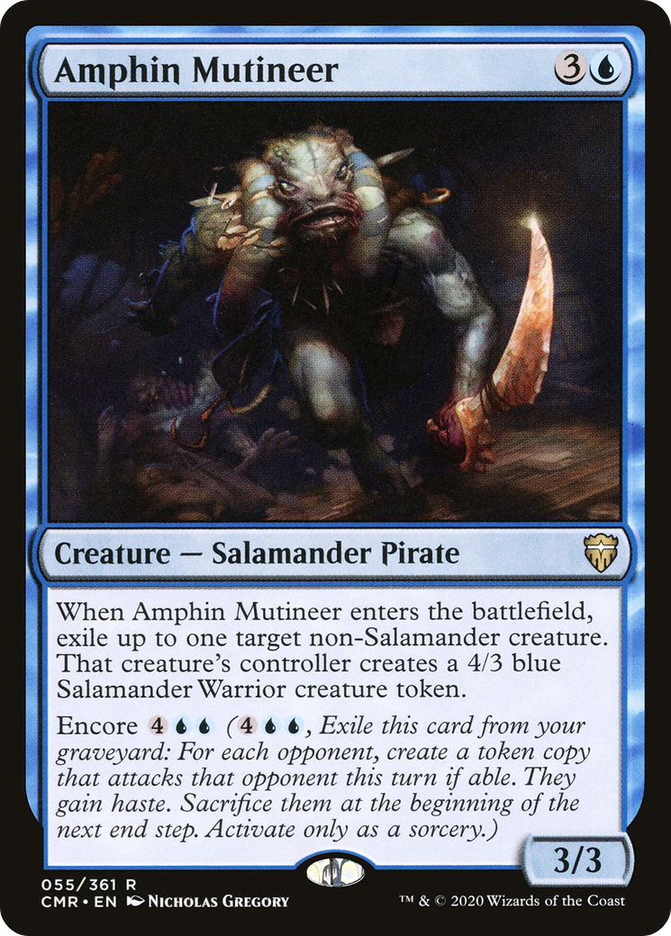 Amphin Mutineer (CMR-055)  - Commander Legends