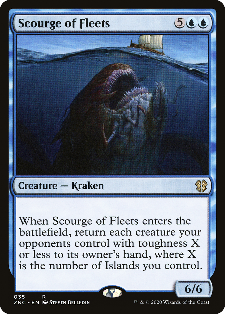 Scourge of Fleets (ZNC-035)  - Zendikar Rising Commander