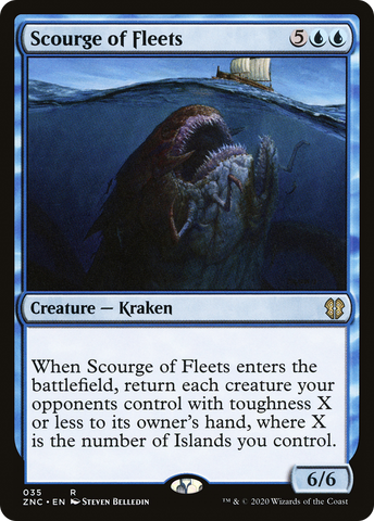 Scourge of Fleets (ZNC-035)  - Zendikar Rising Commander