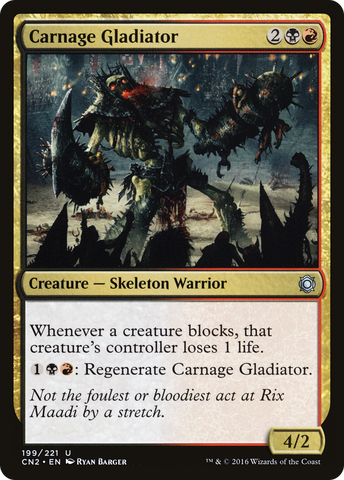 Carnage Gladiator (CN2-199)  - Conspiracy: Take the Crown