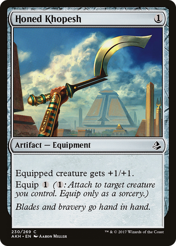 Honed Khopesh (AKH-230)  Foil - Amonkhet